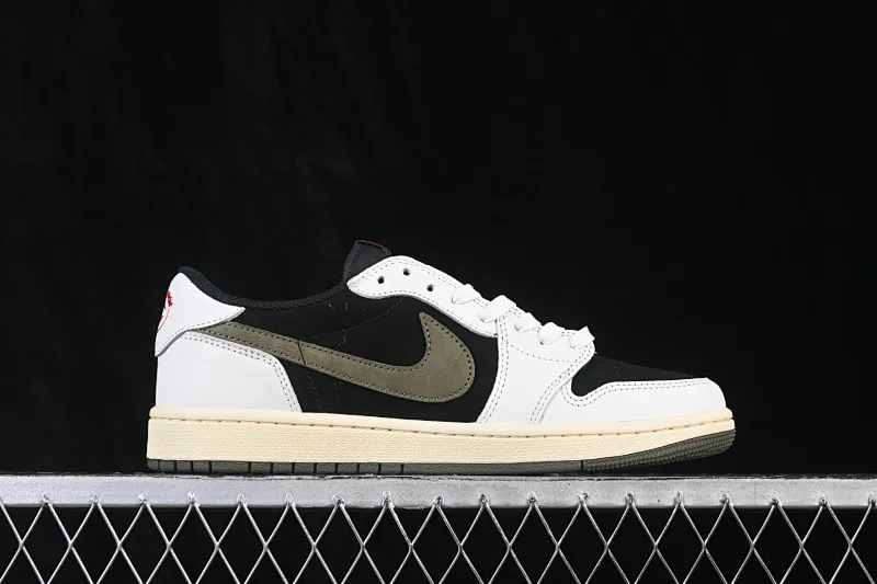 All categories Air Jordan Jordan series basketball shoes Air Jordan 1 Low ZG version Travis Scott x Air Jordan 1 Low OG AJ1 Joe 1 undercut low top full head layer DZ4137-106